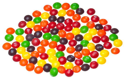 Freeze Dried Fruit Candy Skittles Taste the Rainbow 3oz resealable bag